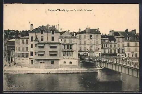 AK Lagny-Thorigny, Quai de Marne