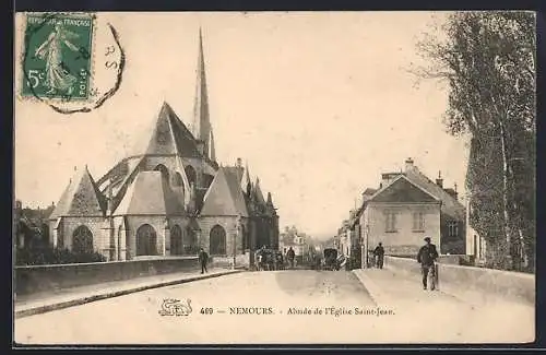 AK Nemours, Abside de l`église Saint-Jean