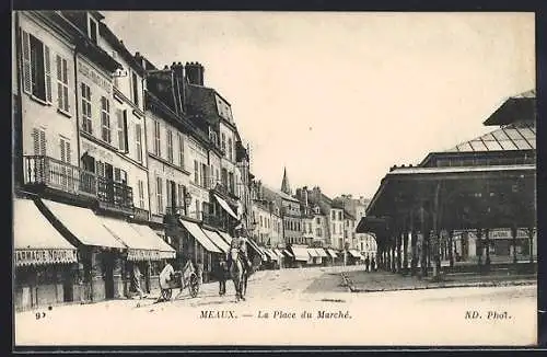 AK Meaux, La Place du Marché