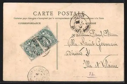 AK Voulx, Un côté de la Grande-Rue