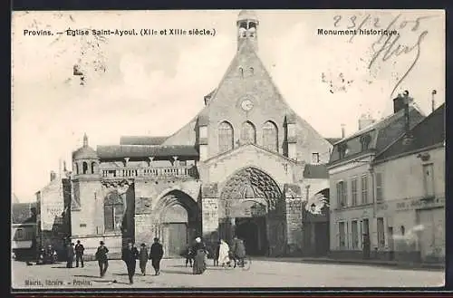 AK Provins, Église Saint-Ayoul, XIIe et XIIIe siècle, monument historique