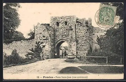 AK Provins, Porte Saint-Jean, vue extérieure