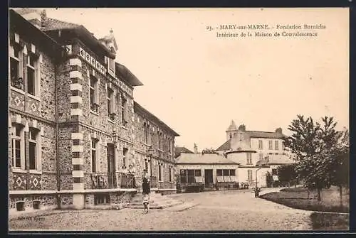 AK Mary-sur-Marne, Intérieur de la Maison de Convalescence Fondation Borniche