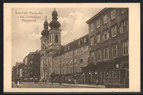 AK Wien, Pfarrkirche z. heil. Dreifaltigkeit, Alserstrasse