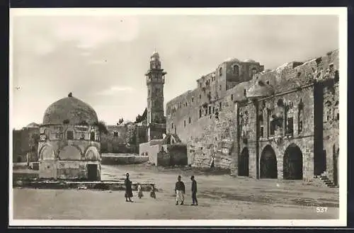 AK Jerusalem, Tempelplatz, Burg Antonio