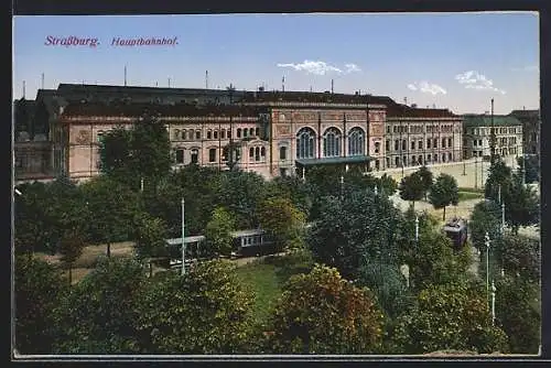 AK Strassburg, Hauptbahnhof