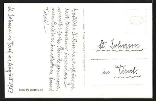 AK St. Johann, Gasthof zum Bären