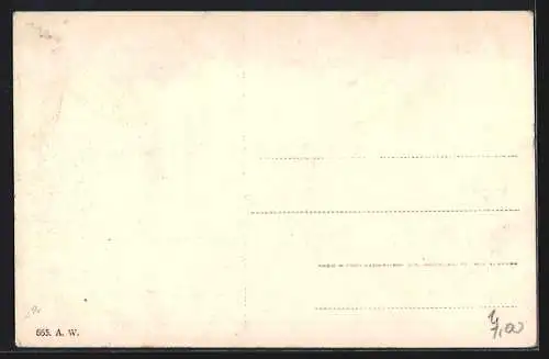 AK Wien, Partie am Kolowratring mit Strassenbahn