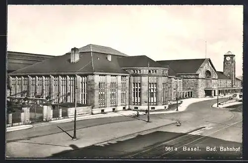 AK Basel, Bad. Bahnhof