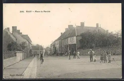 AK Rouy, Place du Marché