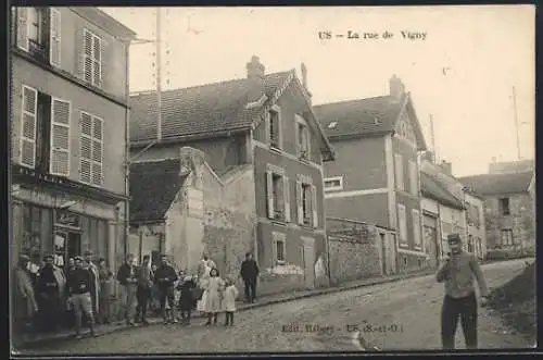 AK Us, La Rue de Vigny
