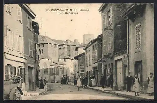 AK Chessy-les-Mines, Rue Centrale