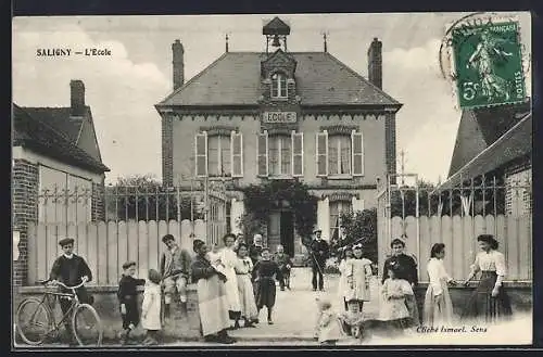 AK Saligny, L`Ecole, Ansicht der Schule