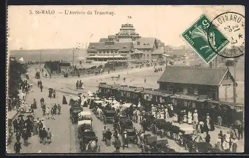 AK Saint-Malo, L'Arrivée du Tramway
