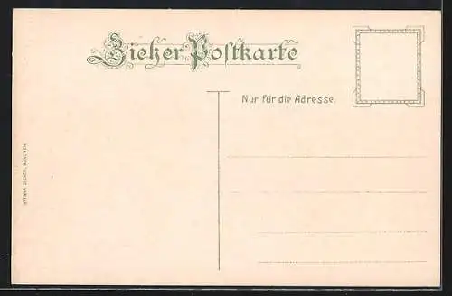 AK München, Blick auf das Sendlingertor mit Strassenbahn