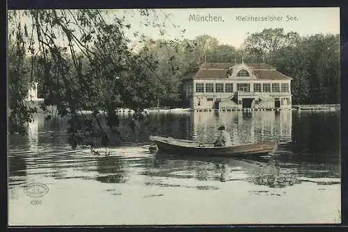AK München-Schwabing, Am Kleinhesseloher See