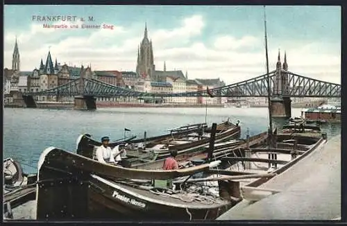 AK Alt-Frankfurt, Mainpartie und Eiserner Steg