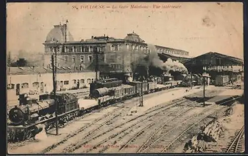 AK Toulouse, La Gare Matabiau, Vue Intérieure