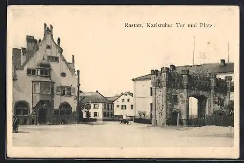 AK Rastatt, Karlsruher Tor und Plaz