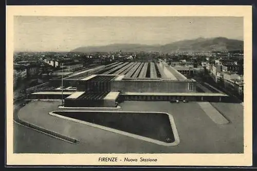 AK Firenze / Florenz, Nuova Stazione, Bahnhof