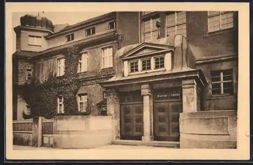 AK Berlin-Mariendorf, Eingang der Oberrealschule