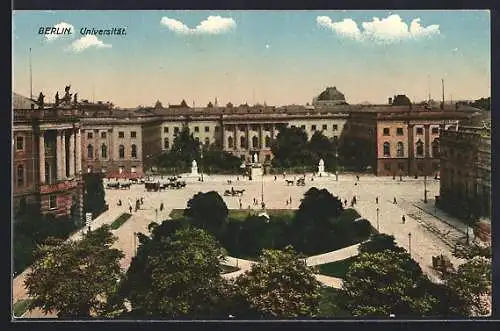 AK Berlin, Universität mit Anlagen, Unter den Linden