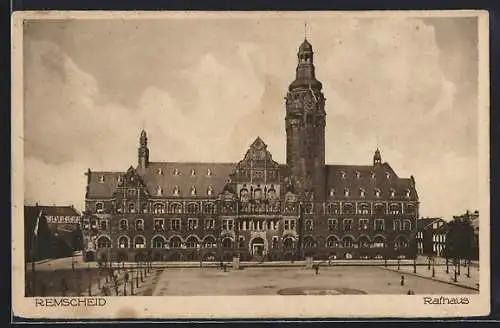 AK Remscheid, Partie am Rathaus