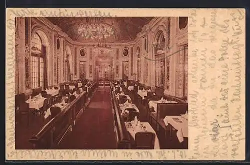 AK Berlin, Weinstuben Kempinski, im Cardiner Saal