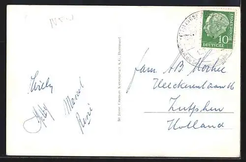 AK Tecklenburg, Legge, Marktlinde und Strassenpartie