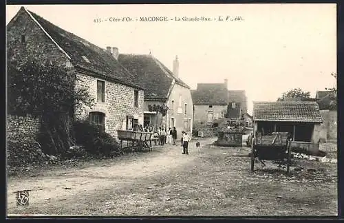 AK Maconge, La Grande-Rue
