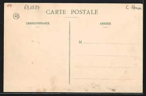 AK Liergues, La Grande-Rue, Strassenpartie