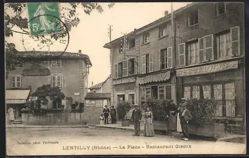 AK Lentilly, Restaurant Giroux, La Place
