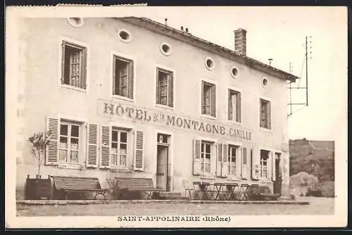 AK Saint-Appolinaire (Rhône), Hotel de la Montagne