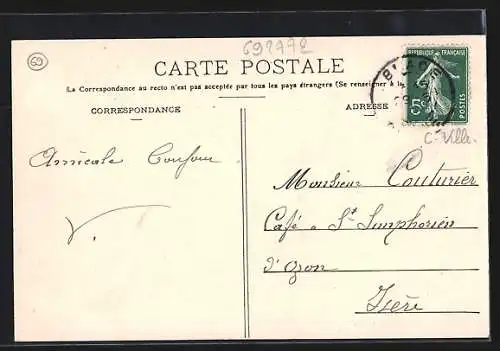 AK Saint-Julien, Rue Principale, Strassenpartie