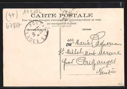 AK Marmande, Grande Rue Puygueraud, Strassenpartie