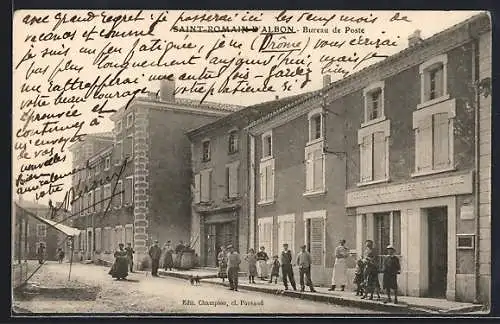AK Saint-Romain-D`Albon, Burreau de Poste