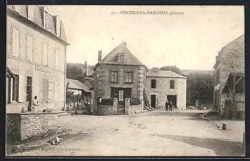 AK Chatelus-le-Marcheix, Une Rue