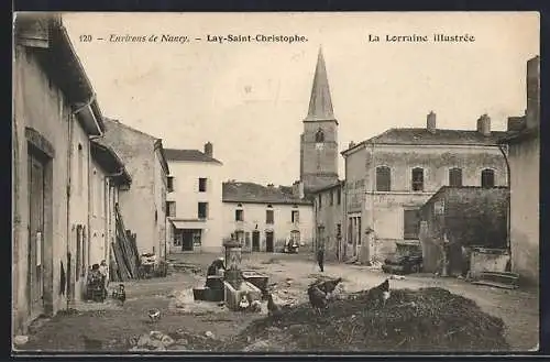 AK Lay-Saint-Christophe, Une Rue