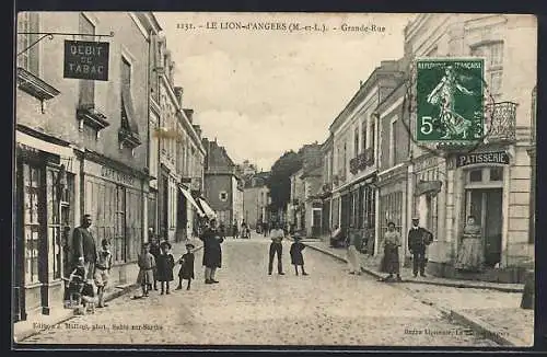 AK Le Lion-d`Angers, Grande-Rue