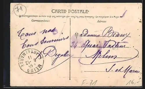 AK Couches-les-Mines, Rue Saint-Martin