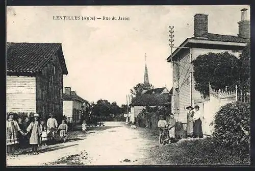 AK Lentilles, Rue de Jaron
