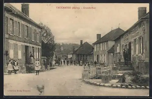 AK Vauchassis /Aube, Grande-Rue