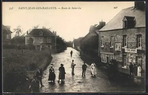 AK Saint-Jean-des-Baisants, Route de Saint-Lo