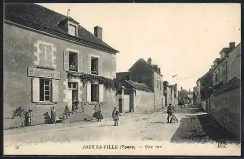 AK Joux-La-Ville, Une Rue