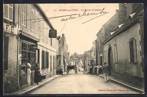 AK Bussy-en-Othe, La Route de Joigny