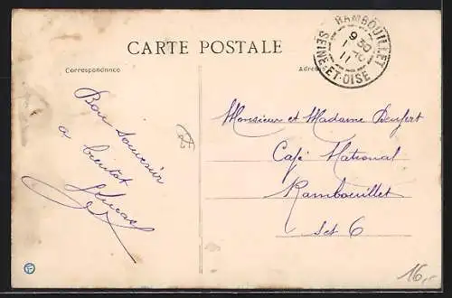 AK Montfort-sur-Risle, Recette Buraliste - Route de Pont-Audemer