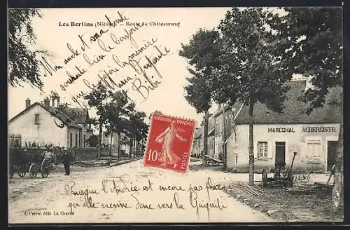 AK Les Berlins, Route de Châteauneuf