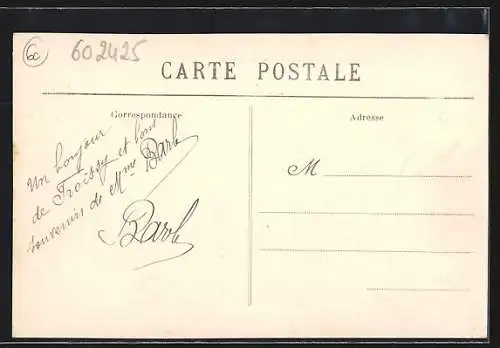 AK Froissy, Rue de Breteuil, Mécanicien Deville