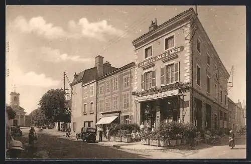 AK Sennecey-le-Grand, Hotel Paris-Nice, Route Nationale 6