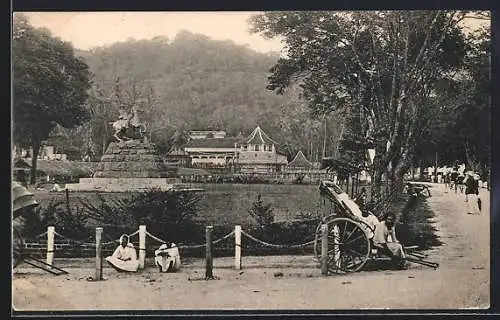 AK Colombo, The Esplanade, showing Temple of the Tooth, Kandy